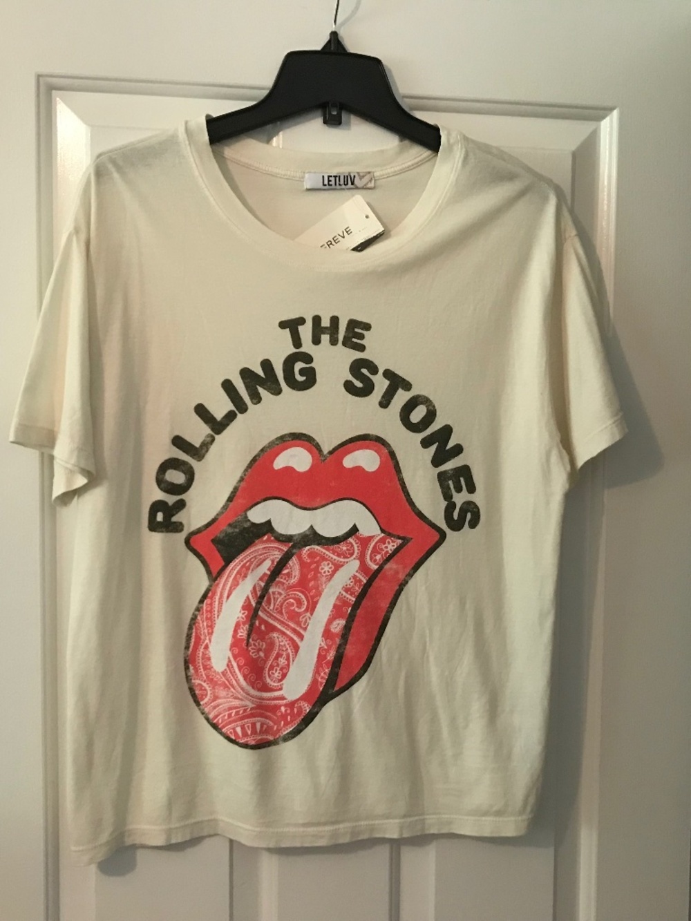 Letluv Rolling Stones Tee Size L